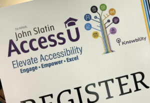 Photo of accessU 2024 banner.